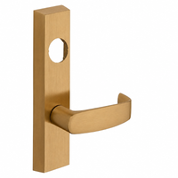 SARGENT LC-713-8-ETL-US10 exit device ET trim with L lever, satin bronze rectangular escutcheon, less cylinder