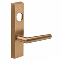 SARGENT LC-713-8-ETMI-US10 exit device trim, satin bronze plate with MI lever, less cylinder