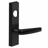 SARGENT LC-713-8-ETMJ-BSP exit device trim, black suede powder coat, ET escutcheon with MJ lever