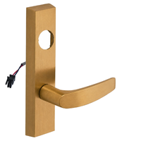 SARGENT LC-776-8-ETB-12V-US10 electrified ET trim lever, satin bronze, rectangular escutcheon less cylinder