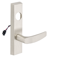 SARGENT LC-776-8-ETB-24V-US15 electrified ET trim lever, satin nickel, rectangular escutcheon, less cylinder