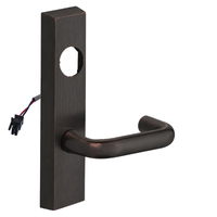 SARGENT LC-776-8-ETJ electrified ET trim with J lever, US10BE oil-rubbed bronze rectangular escutcheon