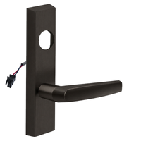 SARGENT LC-776-8-ETMJ electrified ET trim lever in US10B oil-rubbed bronze, rectangular escutcheon