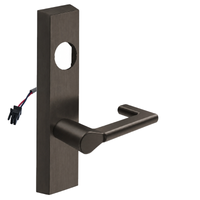 SARGENT LC-776-8-ETND-12V-US10B electrified ET trim ND lever in oil-rubbed bronze, rectangular escutcheon