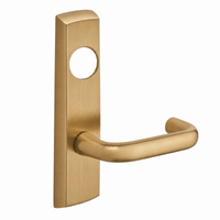 SARGENT LC-P704-NEJ-US10 narrow stile exit device lever trim, satin bronze, J lever with round cylinder hole