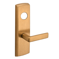 SARGENT LC-P704-WEE-US10 wide stile exit device lever trim in satin bronze, E lever with rectangular plate