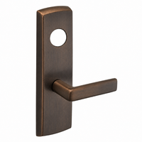 SARGENT LC-P704-WEE-US10BL wide stile exit device lever trim, dark bronze finish, rectangular escutcheon