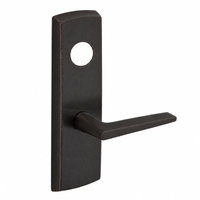 SARGENT LC-P704-WEF-US10BE wide stile exit device lever trim, dark bronze plate with F lever