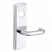SARGENT LC-P704-WEJ-US26 polished chrome wide stile exit device lever trim with J lever, less cylinder
