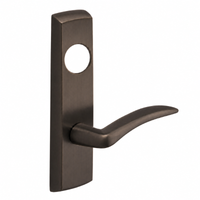 SARGENT LC-P706-8-NEA-US10BE narrow stile exit device lever trim, dark bronze finish, A lever, less cylinder