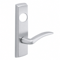 SARGENT LC-P706-8-NEA-US26D narrow stile exit device lever trim, satin chrome plate with curved A lever