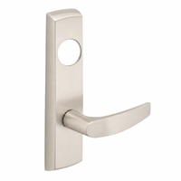 SARGENT LC-P706-8-NEB-US15 narrow stile exit device lever trim, satin nickel, B lever with cylinder hole