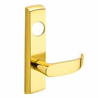 SARGENT LC-P706-8-NEP narrow stile exit device P lever trim, polished brass US3, less cylinder