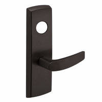 SARGENT LC-P706-8-WEB-US10B wide stile exit device lever trim, dark bronze, B lever with cylinder hole