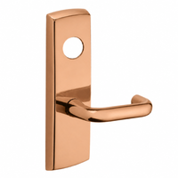 SARGENT LC-P706-8-WEJ-US9 wide stile exit device lever trim, J lever, bright bronze plate, less cylinder