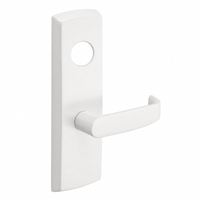 SARGENT LC-P706-8-WEL-WSP wide stile exit device lever trim, white suede powder coat, L lever, less cylinder