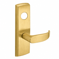 SARGENT LC-P706-8-WEP US4 wide stile exit device P lever trim in satin brass, less cylinder