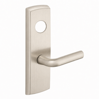 SARGENT LC-P706-8-WEW-US15 wide stile exit device lever trim, satin nickel plate with W lever, less cylinder