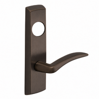 SARGENT LC-P713-8-NEA-US10BL narrow stile exit device lever trim, dark bronze finish, A lever escutcheon