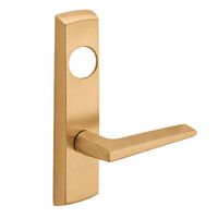 SARGENT LC-P713-8-NEF-US10 narrow stile exit device lever trim, satin bronze, rectangular escutcheon