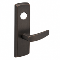 SARGENT LC-P713-8-WEB B lever exit device trim in US10BE oil-rubbed bronze, wide stile plate less cylinder