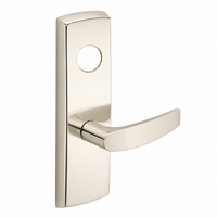 SARGENT LC-P713-8-WEB-US14 wide stile exit device lever trim, satin nickel plate with B lever, less cylinder