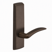 SARGENT P715-8-NEA narrow stile exit device lever trim, A lever, US10BL dark bronze finish