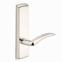 SARGENT P715-8-NEA-US14 narrow stile exit device lever trim, polished nickel plate with curved A lever