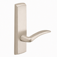 SARGENT P715-8-NEA-US15 narrow stile exit device lever trim, satin nickel plate with curved A lever