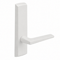 SARGENT P715-8-NEF-WSP narrow stile exit device lever trim, white suede powder coat, non-keyed passage