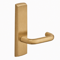 SARGENT P715-8-NEJ-US10 narrow stile exit device lever trim, satin bronze J lever, non-keyed passage