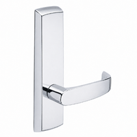 SARGENT P715-8-NEL-US26 narrow stile exit device lever trim, polished chrome, L lever, non-keyed