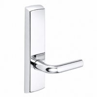 SARGENT P715-8-NEW US26 narrow stile exit device lever trim, polished chrome W lever, non-keyed