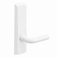 SARGENT P715-8-NEW-WSP narrow stile exit device lever trim, white W lever passage trim
