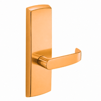 SARGENT P715-8-WEL-US9 wide stile exit device lever trim, bronze finish, L lever on rectangular escutcheon