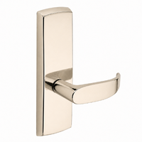 SARGENT P715-8-WEP US14 wide stile exit device P lever trim in bright nickel, non-keyed passage