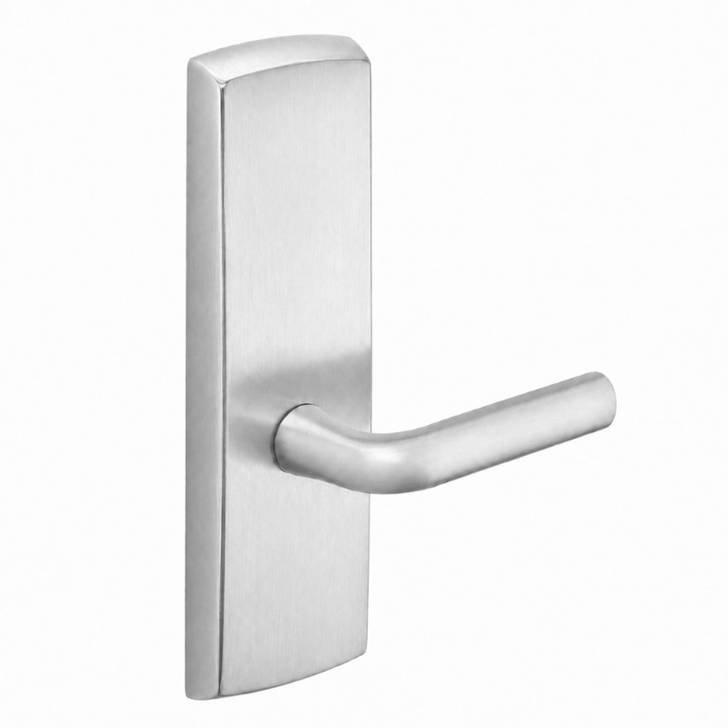 SARGENT P715-8-WEW US26D wide stile exit device lever trim, satin chrome, W lever, non-keyed