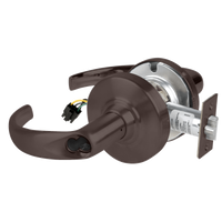 Schlage ND80JD-SPA-RX 613 dark bronze storeroom cylindrical lock with Sparta lever and request-to-exit switch