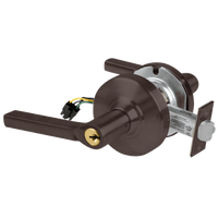 Schlage ND80PD-EL-LAT electrified storeroom lock, Latitude lever, oil-rubbed bronze 613 finish