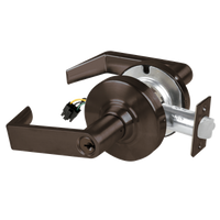 Schlage ND80PD-EL-RHO electrified storeroom cylindrical lock, Rhodes lever, oil-rubbed bronze 613