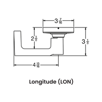 Schlage ALX70J-LON Classroom Cylindrical Lock, Longitude Lever, FSIC Less Core