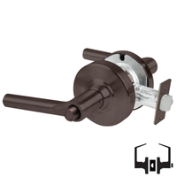 Schlage ALX40-BRW Privacy Cylindrical Lock, Broadway Lever, Non-Keyed