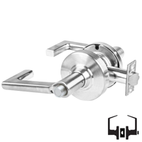 Schlage ALX40-LON Privacy Cylindrical Lock, Longitude Lever, Non-Keyed