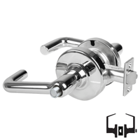 Schlage ALX40-TLR Privacy Cylindrical Lock, Tubular Lever, Non-Keyed