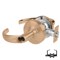 Schlage ALX80B-SPA Storeroom Cylindrical Lock, Sparta Lever, SFIC Less Core