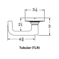 Schlage ALX80B-TLR Storeroom Cylindrical Lock, Tubular Lever, SFIC Less Core