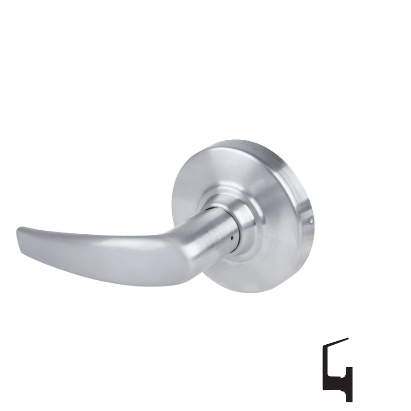 Schlage ALX170-ATH Single Dummy Trim, Athens Lever, Non-Keyed