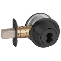 Schlage B562B Double Cylinder Deadbolt, SFIC Prep, Less Core, Adjustable 2-3/8" and 2-3/4" Backset, Grade 3, Non Handed