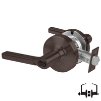 Schlage ND50JD-LAT Cylindrical Entrance/Office Lock, Latitude Lever, Schlage FSIC Full Sized Interchangeable Core, Less Core