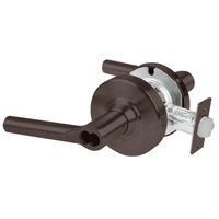 Schlage ND70BD-BRW classroom lock, Broadway lever, 613 dark bronze cylindrical lock with SFIC prep